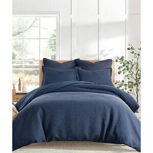 Levtex Home Cloud Waffle Textured 3-Pc. Duvet Cover Set, Full/Queen